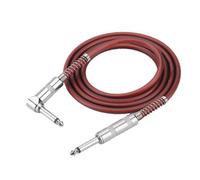 Principiante Cavo Audio Per Chitarra Cavo Per Kit Batteria Chitarra Elettrica Da 6,35 Mm Rame Puro Placcato Oro Riduzione Del Rumore(1.5m)