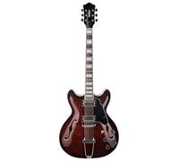 Principiante Chitarra Elettrica Pickup Humbucker Per Chitarra Elettrica Jazz A 6 Corde Ponte Per Cordiera A Trapezio Con Corpo Semi Cavo In Tiglio(Brown)
