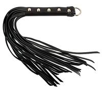 Principiante del fustigatore in pelle Nero