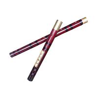 Principiante Flauto di Bambù Flauto Di Bambù Amaro A 2 Sezioni In Ottone Rosso A Doppio Inserto Strumento Musicale Per Flauto Orizzontale Per Adulti Dizi Flauto dizi in bambù (Color : E)