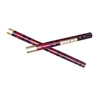 Principiante Flauto di Bambù Flauto Di Bambù Amaro A 2 Sezioni In Ottone Rosso A Doppio Inserto Strumento Musicale Per Flauto Orizzontale Per Adulti Dizi Flauto dizi in bambù (Color : D)