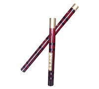 Principiante Flauto di Bambù Flauto Di Bambù Amaro A 2 Sezioni In Ottone Rosso A Doppio Inserto Strumento Musicale Per Flauto Orizzontale Per Adulti Dizi Flauto dizi in bambù (Color : F)