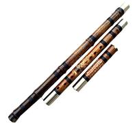 Principiante Flauto di Bambù Flauto Di Bambù Viola Staccabile Flauto A Tre Sezioni Per Principianti Che Suona Uno Strumento A Flauto Lungo A 8 Fori Flauto dizi in bambù (Color : F)