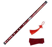 Principiante Flauto di Bambù Flauto Dizi Tradizionale Cinese Fatto A Mano In Due Sezioni Flauto Di Bambù Chiave C/D/E/F/G Per Studenti Principianti Flauto dizi in bambù (Color : D Key)