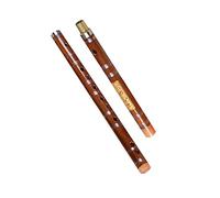 Principiante Flauto di Bambù Flauto Orizzontale In Bambù Amaro A 2 Sezioni Marrone Per Principianti Che Suonano Flauto Di Bambù Professionale Flauto dizi in bambù (Color : G)