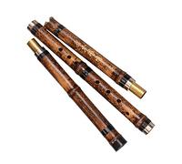 Principiante Flauto di Bambù Flauto Professionale A Tre Sezioni Che Suona Flauto Di Bambù Strumento Musicale Flauto Di Bambù Portatile A 8 Fori Flauto dizi in bambù (Color : F)