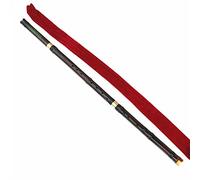 Principiante Flauto di Bambù Strumento Musicale Flauto Foro Di Bambù Viola A Tre Sezioni Chiave Xiao F/G Di Bambù A 8 Fori Per Autoapprendimento Per Adulti Flauto dizi in bambù (Color : F)