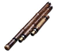 Principiante Flauto di Bambù Tre Sezioni F/G Tono Viola Bambù Foro Flauto Strumento A Fiato Principiante Flauto Di Bambù A 8 Fori Flauto dizi in bambù (Color : F)