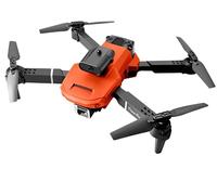 Principianti All'aperto E100 Telecomando Pieghevole Intelligente A Quattro Lati Ostacolo Avoidae Aereo 4k Fotografia Aerea Ad Alta Definizione Drone, Orange Single-Single Camera Three Electric