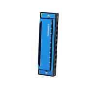 principianti armonica Armonica Blues A 10 Fori Principiante Introduttivo Al Blues Chiave C Accordatura Standard Di Livello Professionale(Blue)