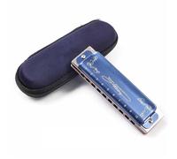 Principianti Armonica Armonica Blues Professionale Per Adulti In Do Maggiore 10 Fori 20 Note(Blue C)