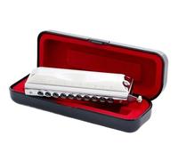 principianti armonica Armonica Cromatica 10 Fori Armonica A Bocca Chiave C Pettine In ABS Argento Strumenti Musicali Professionali Principiante Adulto