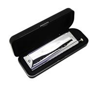 Principianti Armonica Armonica Cromatica 12 Fori 48 Note Strumento Professionale In ABS(Sliver Key of Low C)