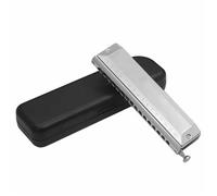 Principianti Armonica Armonica Cromatica A 16 Fori E 64 Note In Argento Adatta Agli Amanti Della Musica Strumento A Fiato