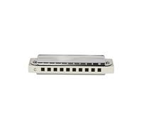 Principianti Armonica Armonica Diatonica A 10 Fori Con Pettine Bianco E Nero(White Bb)