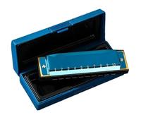 Principianti Armonica Guida Allo Studio Autonomo Per Principianti Dell'armonica Blues A 10 Fori In Chiave Di Do Per Uomini E Donne(Blue)