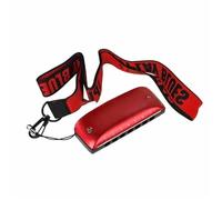 Principianti Armonica Semplice Strumento A 7 Fori Armonica Professionale Con Scala Diatonica Facile Da Suonare Per I Principianti(C to red)