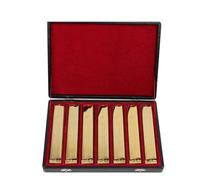 Principianti Armonica Set Di 7 Pezzi Di Armonica A Bocca A 24 Fori Color Oro Con Tremolo E Scatola Per Strumenti Musicali Da Collezione