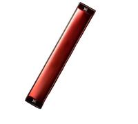 principianti armonica Tremolo Armonica Cromatica Kongsheng Armonica A Bocca Professionale Polifonica A 24 Fori In Do 24 Armoniche Kong Sheng(Red)