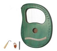 principianti arpa 16/19 Corde Lira Arpa Canzone D'amore Musica Pollice Liuto Strumento A Corde Regalo Con Chiave Per Accordatura(19Light green)