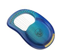 principianti arpa Arpa A 16 Corde Strumento A Corde Portatile Facile Da Imparare 16 Stile Tavola Armonica Con Motivo Concavo(Blue 1)