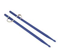 principianti bacchette batteria 1 Coppia Di Bacchette In Nylon Anti Fall Off Professional Drum Sticks Drum Pract Play (Color : Blue)