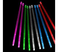 principianti bacchette batteria 1 Paio Di Bacchette Luminose A LED 13 Luci Colorate Sfumate Accessori Per Percussioni Per Bacchette