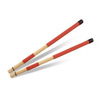 principianti bacchette batteria Ben Spazzole A Tamburo Da 1 Repair Bastoncini Da 15,7 "40 Cm Bamboo Strumenti A Percussione Accessori Per Tamburi (Color : Crimson)