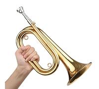 Principianti bugle Corno Di Cavalleria A Tromba Placcato In Ottone Per Suonare La Tromba Per Principianti Con Borsa Per Il Trasporto Del Bocchino bugle corno