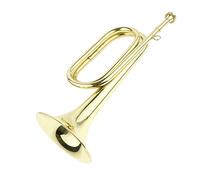 Principianti bugle Tromba Per Tromba Da Cavalleria In Ottone Dorato Per Strumento In Ottone Per Banda Da Marcia Scouting bugle corno