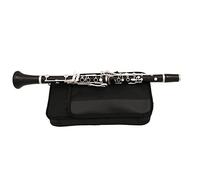 principianti Clarinetto Clarinetto A Tono Professionale In Legno Di Ebano 17 Tasti Placcati Argento Tasti Italiani Con Custodia Strumenti a fiato