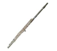 Principianti Flauto Flauto aperto a 16 fori con chiave Mi placcato argento livello di prestazione professionale