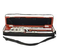 Principianti Flauto Flauto Do Chiave 17 Foro Aperto Corpo Argento Sterling 925 Placcato Argento con Chiave Mi