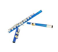 Principianti Flauto Strumento a flauto chiuso a 16 fori con chiave in Do in rame nichelato con chiave in Mi