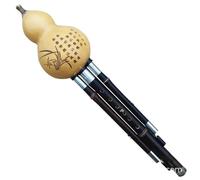 Principianti Hulusi Flauto Di Bambù Nero Hulusi Dual Tone Gourd Flauta C/Bb/G/F Key Calabash Hulusi Profesional Flauta China(Bb)