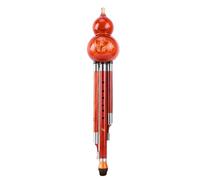 Principianti Hulusi Hulusi Tutto In Legno Rosso Tipo Di Prestazione Professionale Ebano Strumento Hulusi Per Principianti Esame Autoapprendimento Per Adulti(Red,B flat)