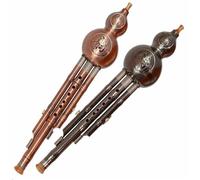 Principianti Hulusi Strumento Musicale Popolare Con Zucca A Prova Di Caduta Flauto In ABS Placcato In Rame A Tre Colori(Antique copper bB)