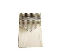 Principianti Kalimba 17 Tasti In Legno con Istruzioni per Lo Studio Borsa per Pianoforte, Panno per la Pulizia Thumb Piano per L'illuminazione Musicale Finger Piano(Beige A)