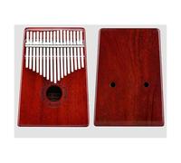 Principianti Kalimba Il Pianoforte A Pollice Kalimba A 17 Tasti È Dotato Di Un Martello Protettivo Integrato Ad Alte Prestazioni E Di Istruzioni Per L'apprendimento In Mogano(Red)