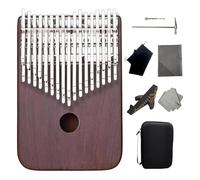 Principianti Kalimba Kalimba 34 Tasti C/B Nota Legno Di Ebano Pollice Pianoforte Tasti A Doppio Strato Strumento Musicale Kalimba Professionale Portatile(34 Hollow C)