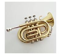Principianti Mini Pocket Trumpet Student Palm Tromba B Tromba Tascabile Tromba In Ottone Strumento Musicale Strumento Da Gioco Professionale Tromba tascabile
