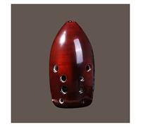 principianti ocarina 10 Buche In Ceramica Rossa Affumicata Portapenne A Doppia Cavità In Ceramica Xun Principianti Suonano Uno Strumento Musicale F-tune A Dieci Buche ocarina professionale