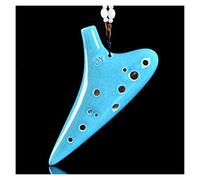 principianti ocarina 12 Buche AC-tune Principiante In Ceramica Ocarina Mid-tone C-tune Crepa Strumento Musicale Ocarina Di Tipo Performance Dipinto A Mano ocarina professionale (Color : 03)