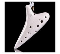 principianti ocarina 12 Buche AC-tune Principiante In Ceramica Ocarina Mid-tone C-tune Crepa Strumento Musicale Ocarina Di Tipo Performance Dipinto A Mano ocarina professionale (Color : 02)