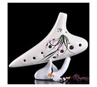principianti ocarina 12 Buche AC-tune Principiante In Ceramica Ocarina Mid-tone C-tune Crepa Strumento Musicale Ocarina Di Tipo Performance Dipinto A Mano ocarina professionale (Color : 06)