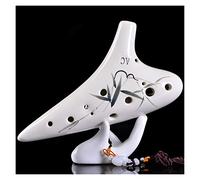 principianti ocarina 12 Buche AC-tune Principiante In Ceramica Ocarina Mid-tone C-tune Crepa Strumento Musicale Ocarina Di Tipo Performance Dipinto A Mano ocarina professionale (Color : 04)