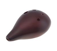 principianti ocarina 6 Fori Alto Tono F Ocarina Ceramica Ceramica Nera Smalto Fumoso Strumento Ocarina Con Corda Per Prestazioni Professionali ocarina professionale