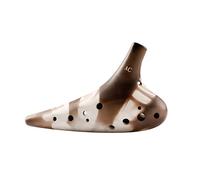principianti ocarina Bisque Ocarina 12 Fori Professionale Adulto Principiante In Ceramica Ocarina Studente Strumento A Fiato ocarina professionale (Color : AC)