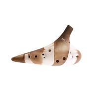 principianti ocarina Bisque Ocarina 12 Fori Professionale Adulto Principiante In Ceramica Ocarina Studente Strumento A Fiato ocarina professionale (Color : AG)