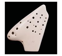 principianti ocarina Blue Crack/White Crack Multi-Tube Ocarina AC Key Performance Grade Strumento Musicale Ocarina A Tre Tubi ocarina professionale (Color : 01)